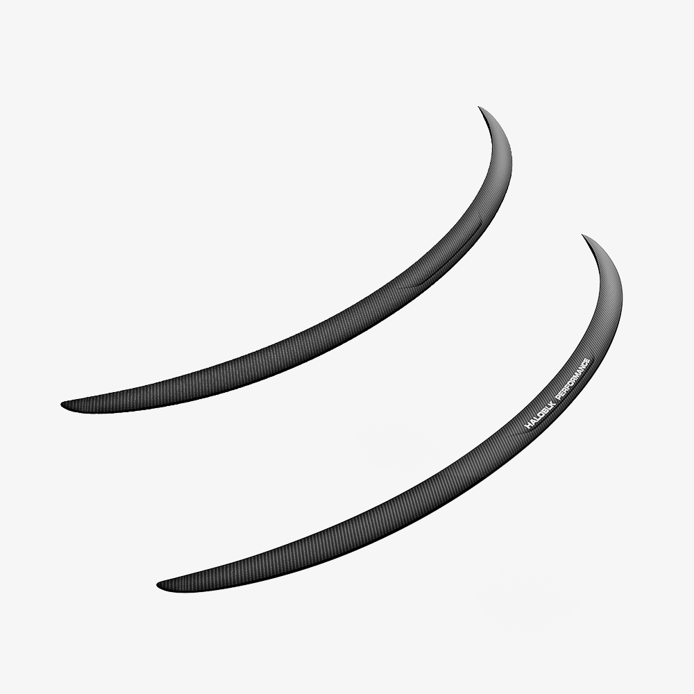 HALOBLK Carbon Fiber Rear Spoiler for Tesla