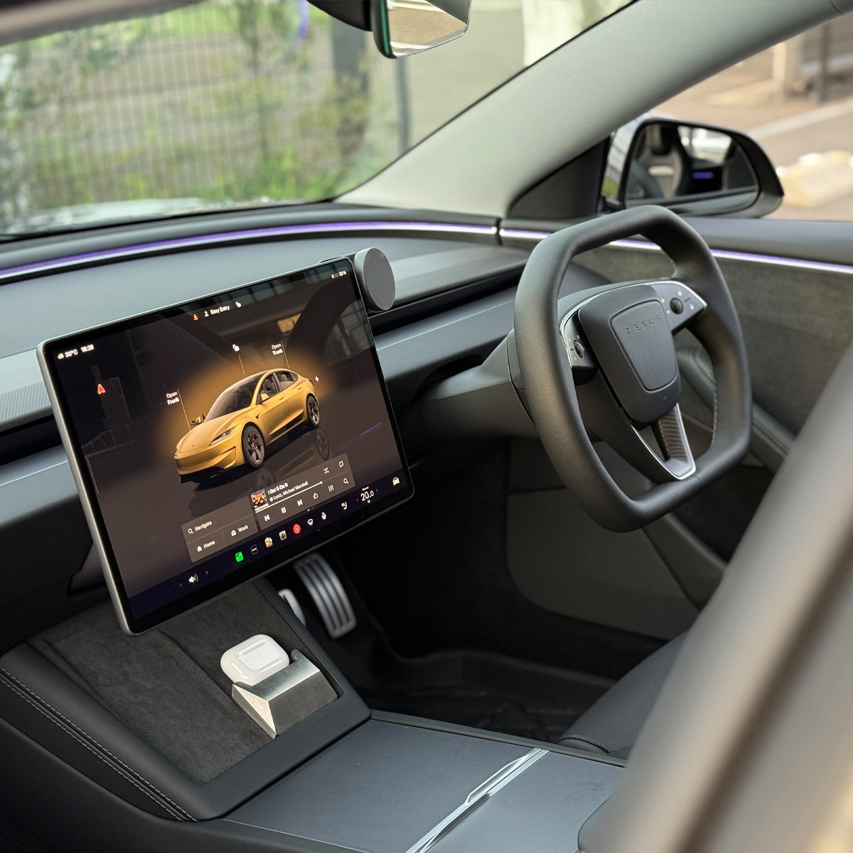 CYBER STEERING WHEEL for Tesla Model 3 Highland & Model Y Juniper