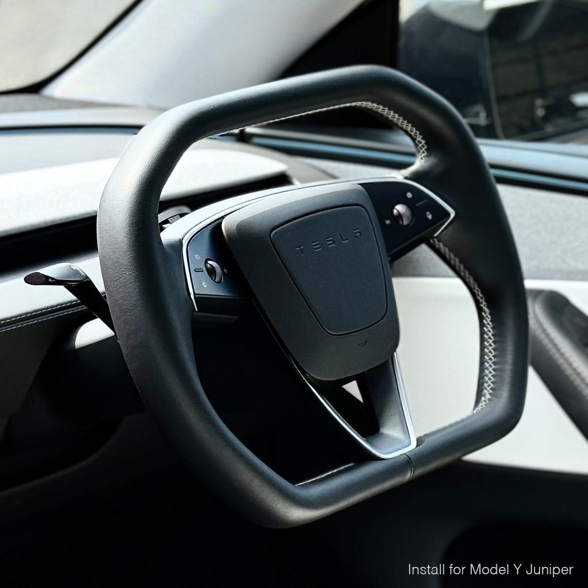 CYBER STEERING WHEEL for Tesla Model 3 Highland & Model Y Juniper
