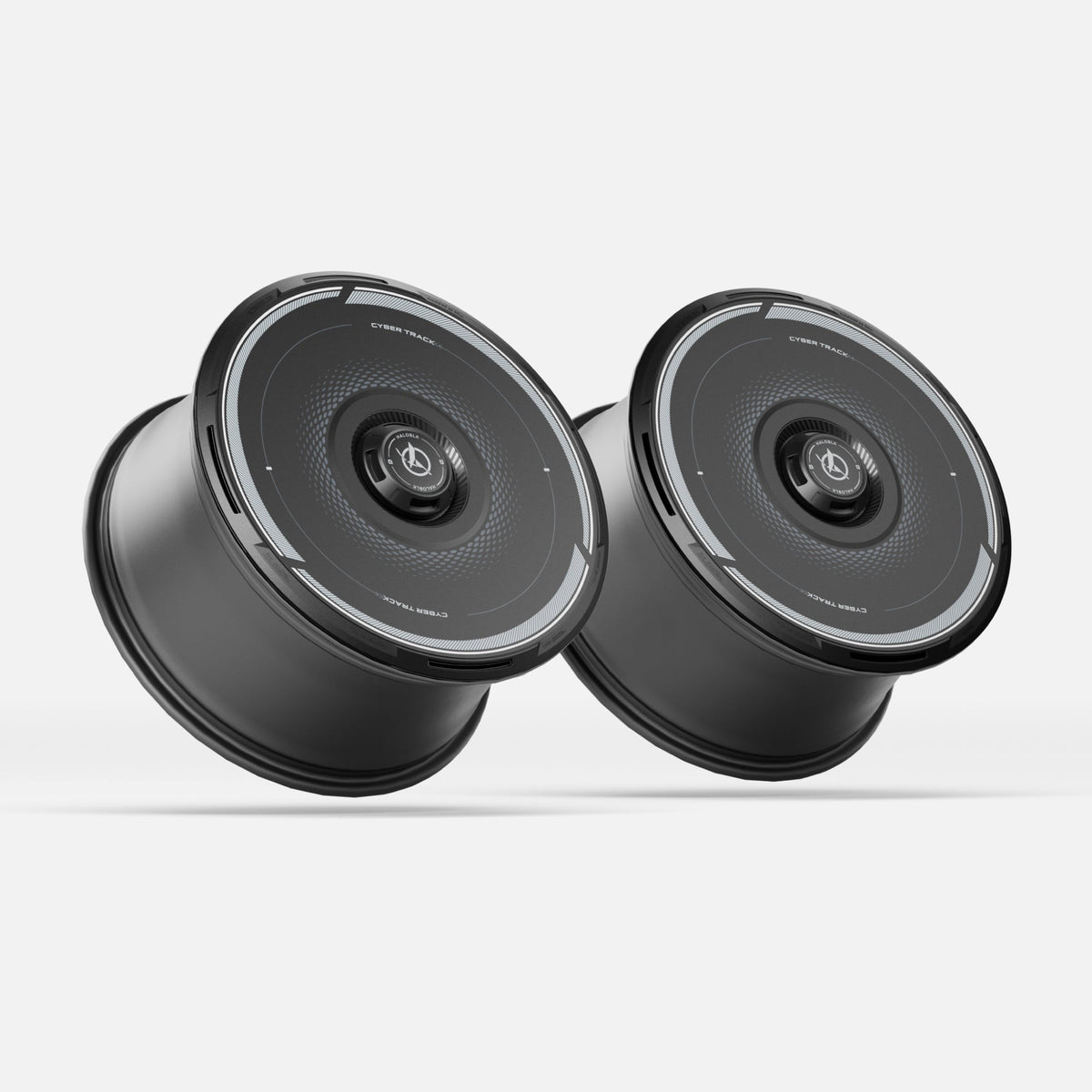 HALOBLK HALODISC 2 Cyber Track Set of 4 Wheel Covers for Tesla