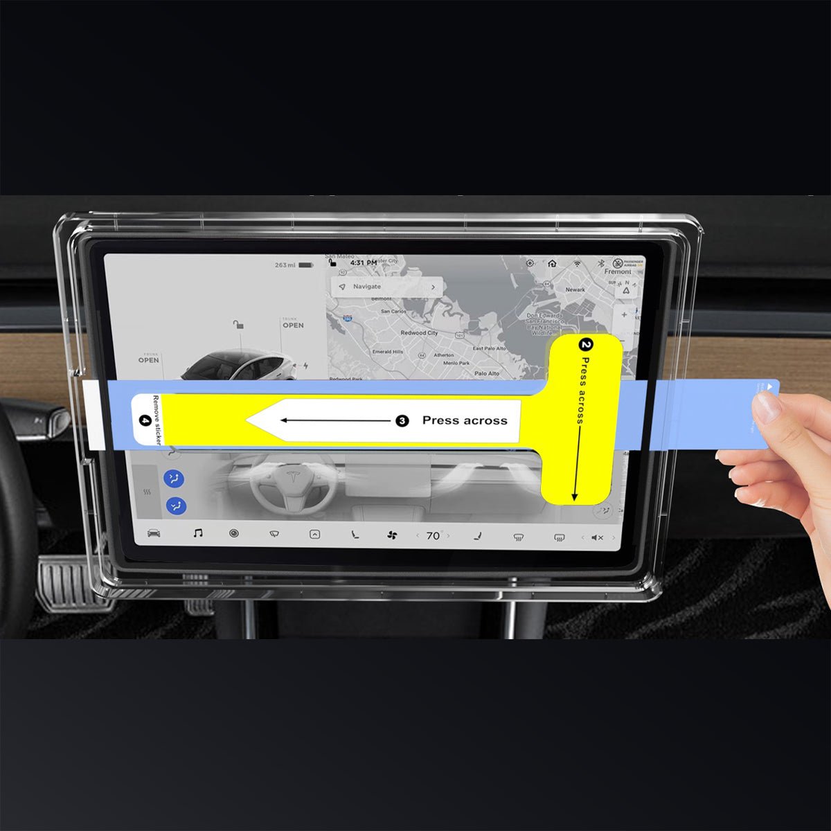 Screen Defender for Tesla Model 3/Y (Anti-glare)