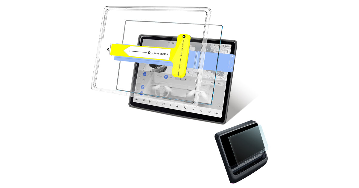 Screen Defender for テスラ モデル3 ハイランド&モデルY ジュニパー