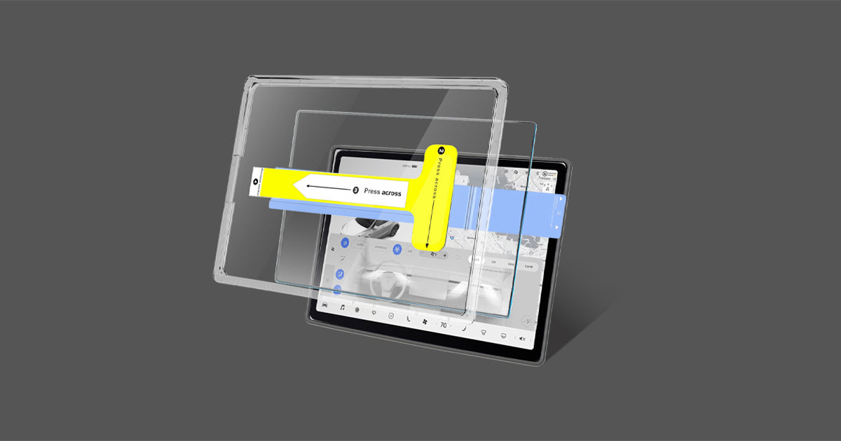 Screen Defender for テスラ 旧型モデル3&モデルY (アンチグレア)