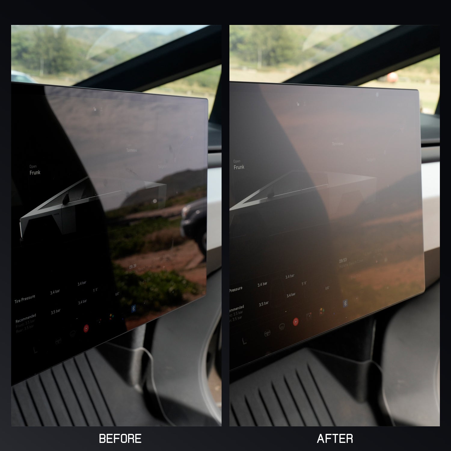 Screen Defender for Cybertruck Front & Rear (Anti-glare)