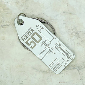 Fokker 50 フライトタグ
