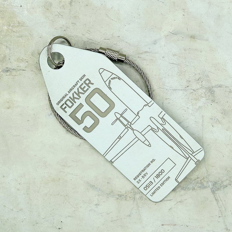 Fokker 50 フライトタグ