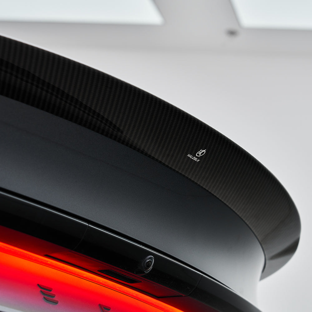 HALOBLK Carbon Fiber Rear Spoiler for Tesla