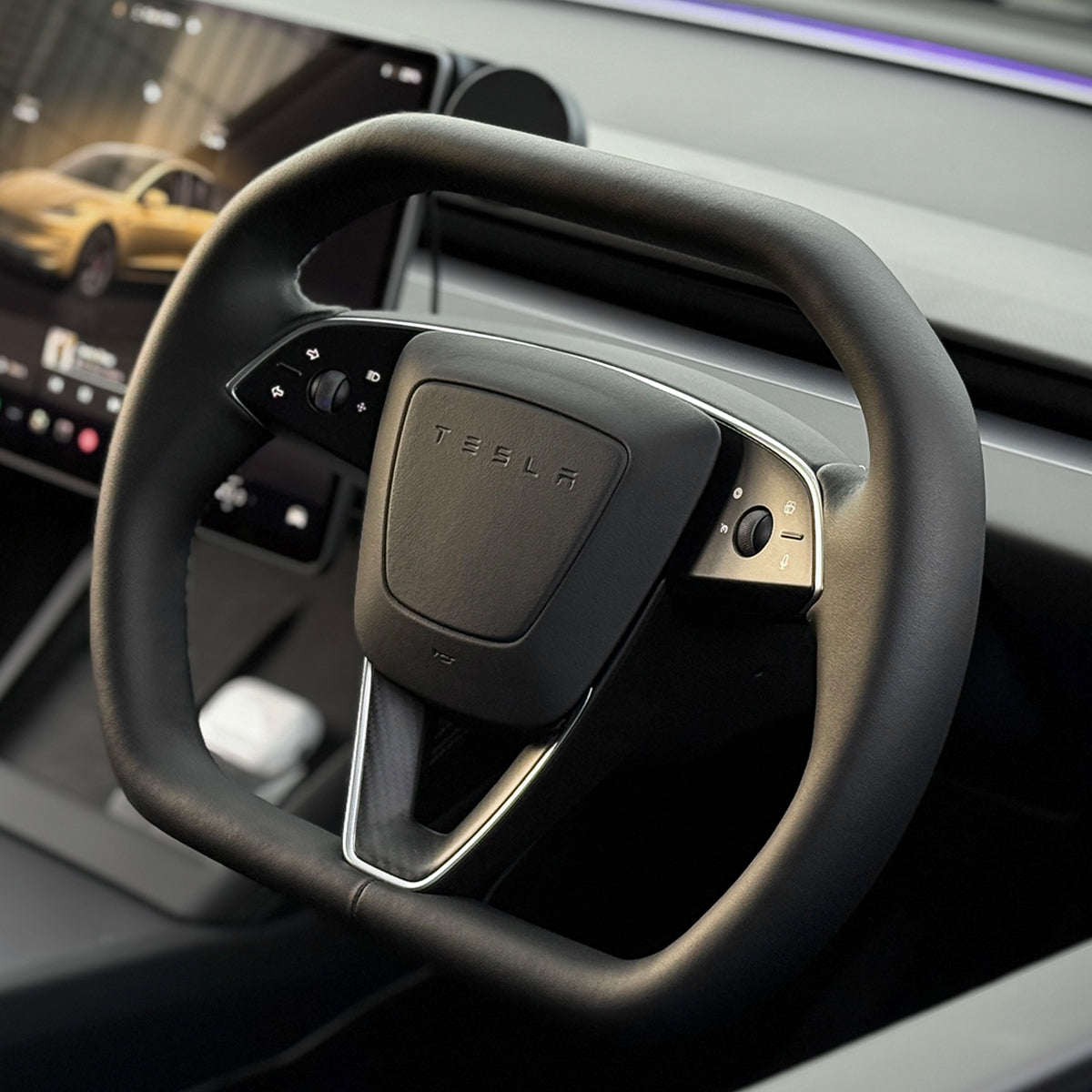 CYBER STEERING WHEEL for Tesla Model 3 Highland & Model Y Juniper