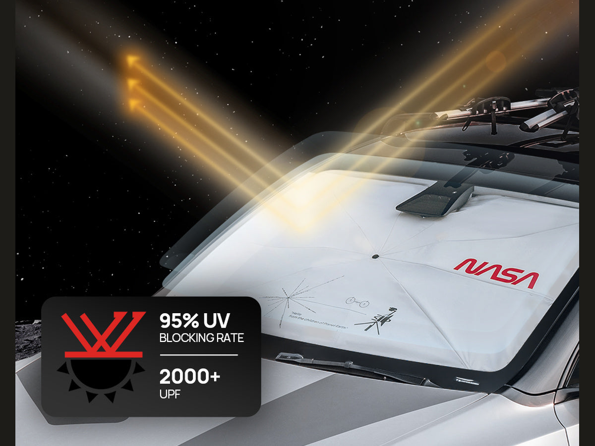 HALOBLK テスラ フロントガラス用サンシェードアンブレラ – Voyager 2