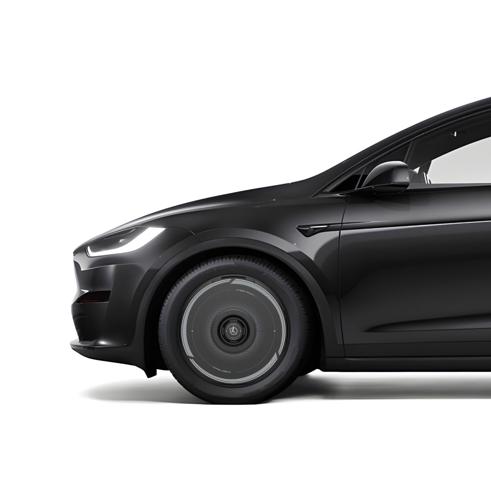 HALOBLK HALODISC 2 Cyber Track Set of 4 Wheel Covers for Tesla