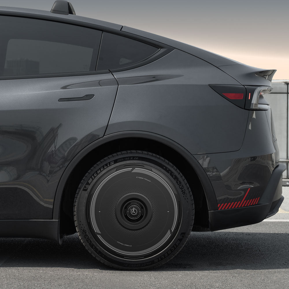 HALOBLK HALODISC 2 Cyber Track Set of 4 Wheel Covers for Tesla