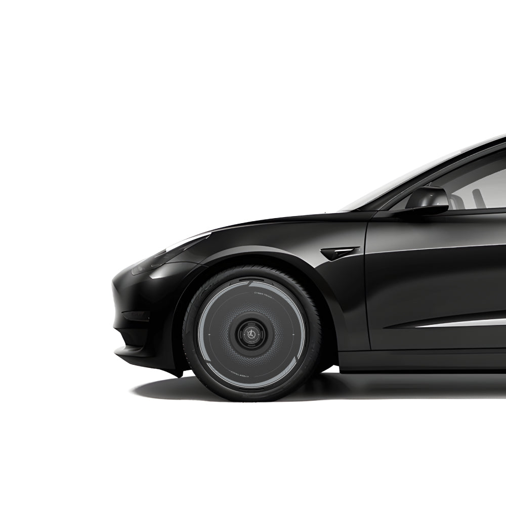 HALOBLK HALODISC 2 Cyber Track Set of 4 Wheel Covers for Tesla