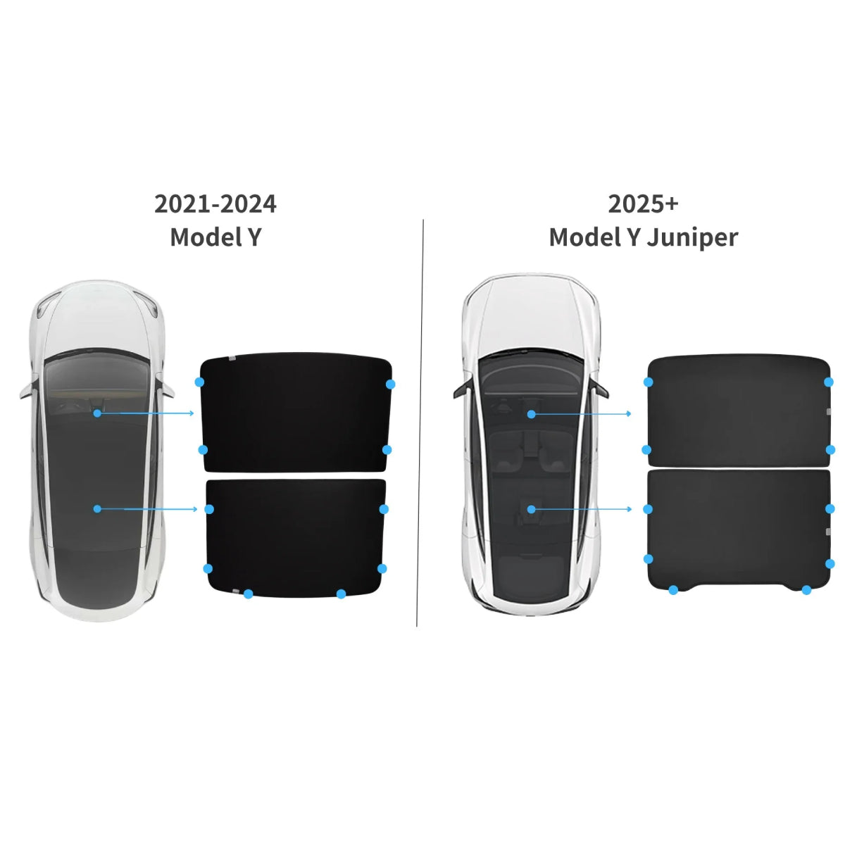 JOWUA Glass Roof Sunshade