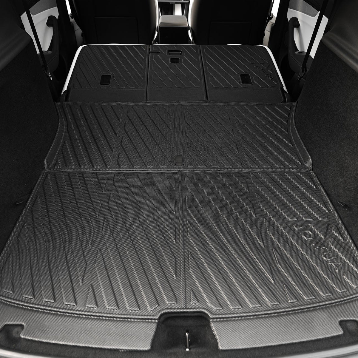 JOWUA Model Y (Juniper 2025+) EasyShield Waterproof Trunk Liner + Rear Seats Back Cover Bundle