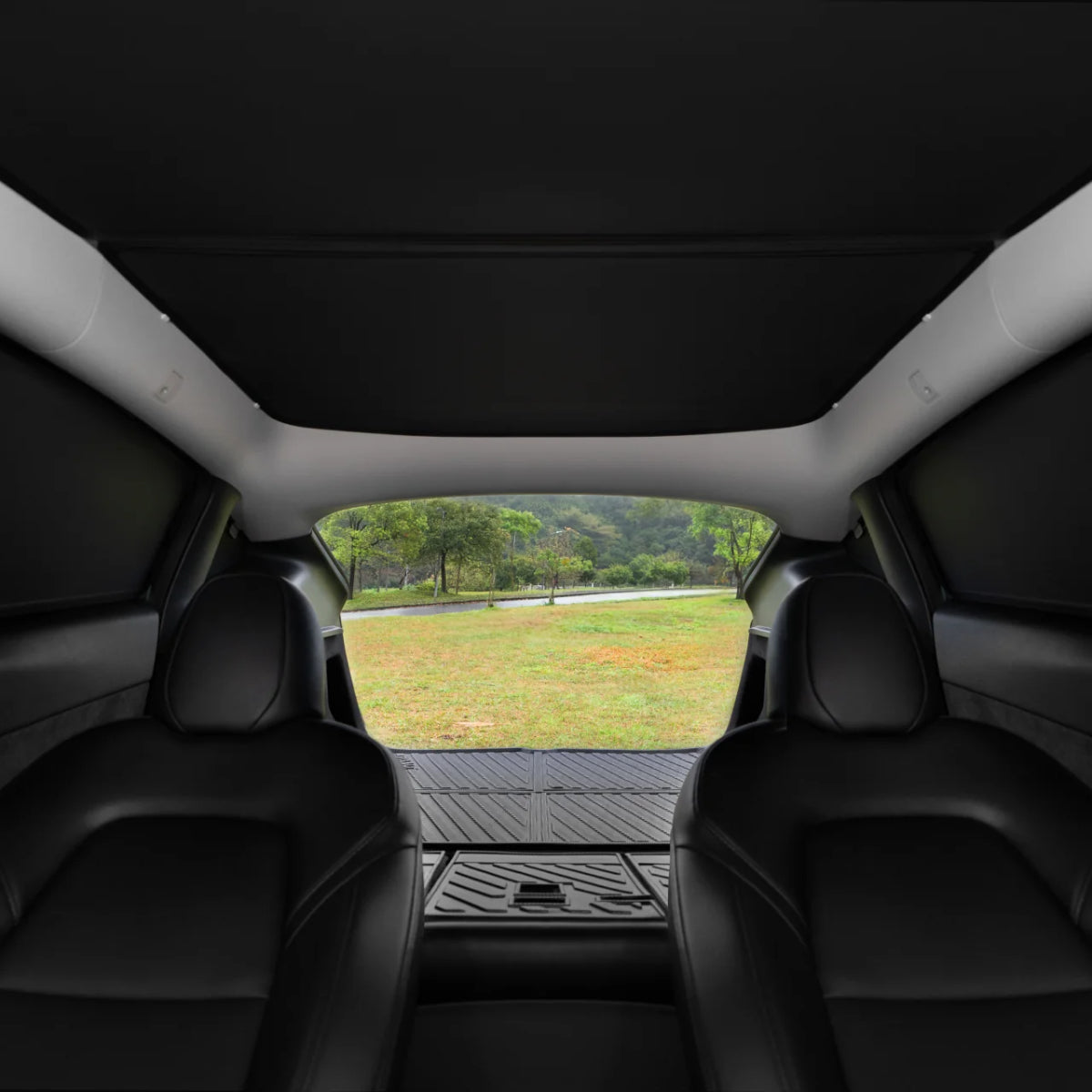 JOWUA Side Rear Liftgate Window Sunshade For Model Y