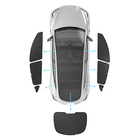 JOWUA Side Rear Liftgate Window Sunshade For Model Y