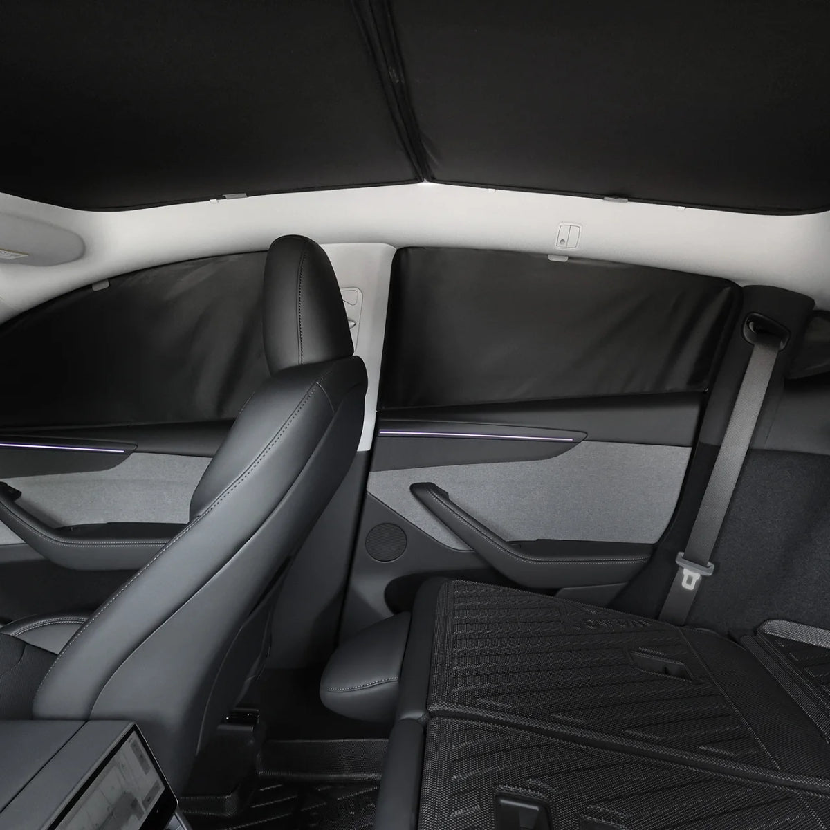 JOWUA Side Rear Liftgate Window Sunshade For Model Y