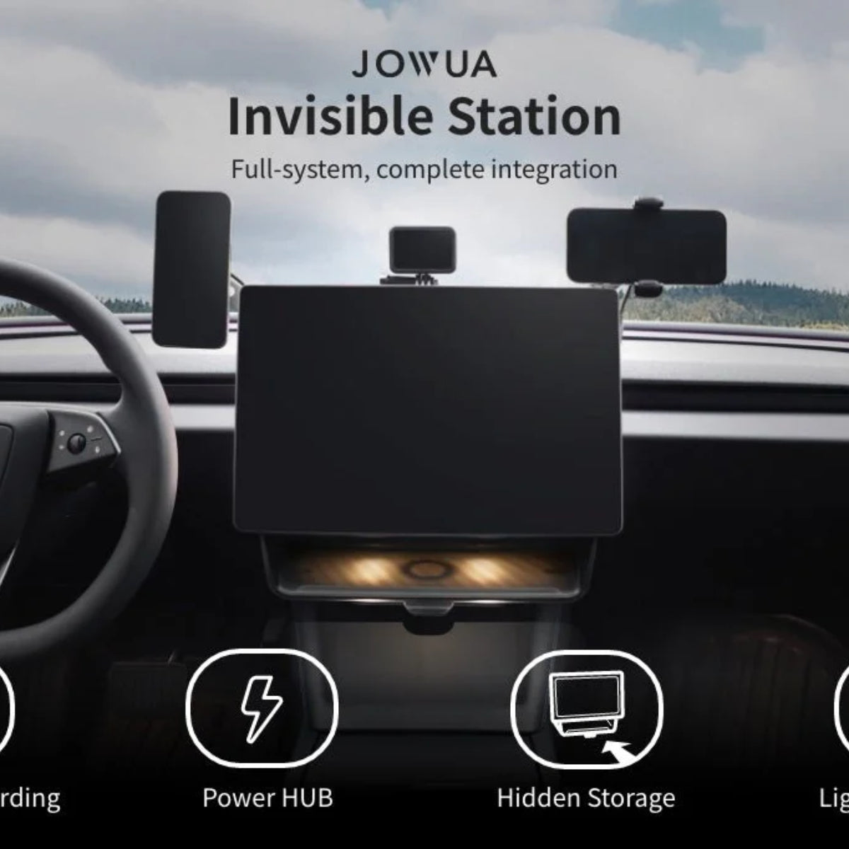 JOWUA Under Screen Invisible Station